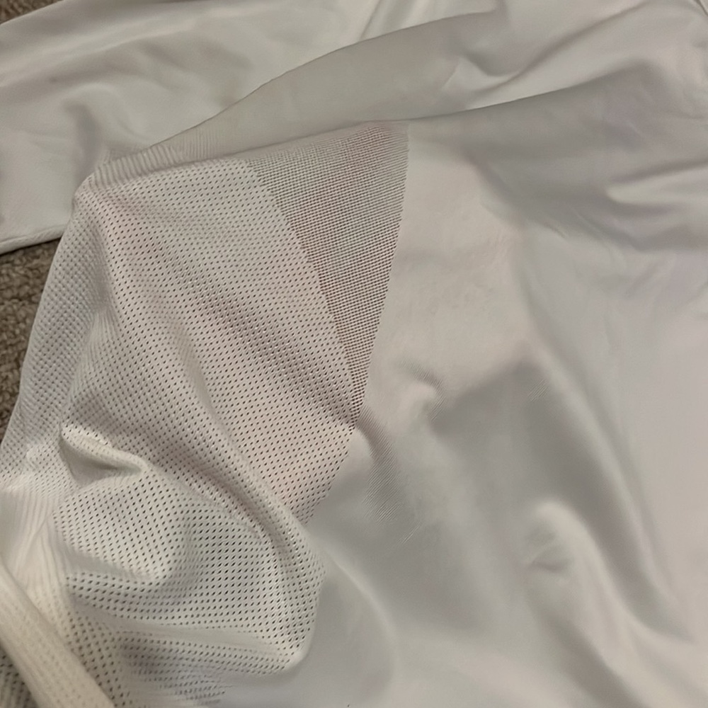 Adidas Women's L White Long-Sleeve Performance Top Dry-Fit Shirt - Picture 5 of 14